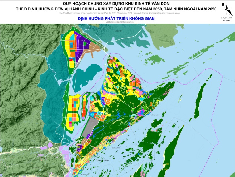 Bản đồ quy hoạch đặc khu kinh tế vân đồn quảng ninh