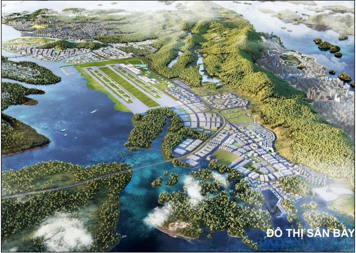 Phối cảnh khu đô thị sân bay vân đồn