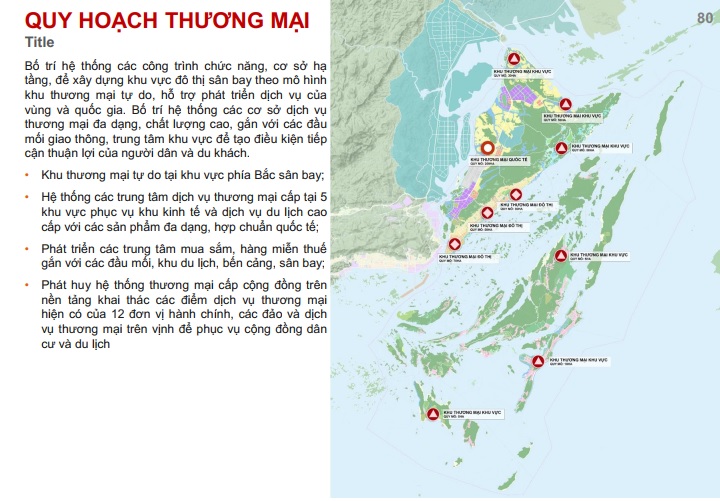 Quy hoạch thương mại khu kinh tế vân đồn