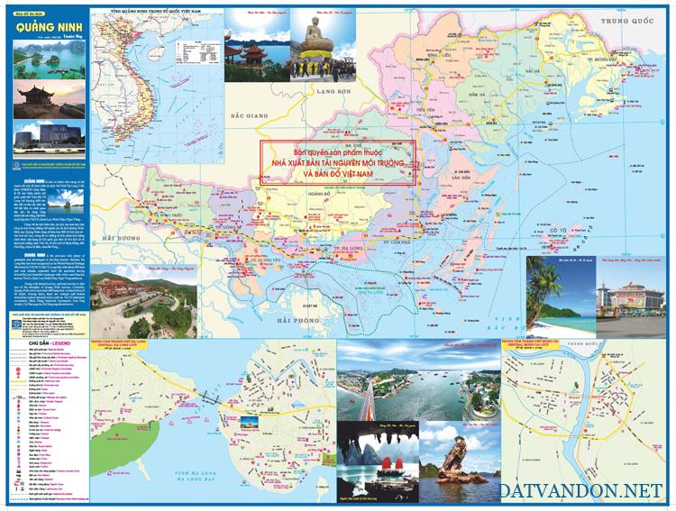 Bản đồ du lịch Quảng Ninh