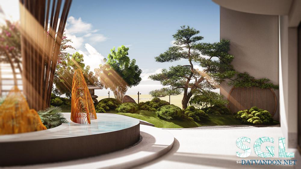 Thiết kế sân vườn Penthouse