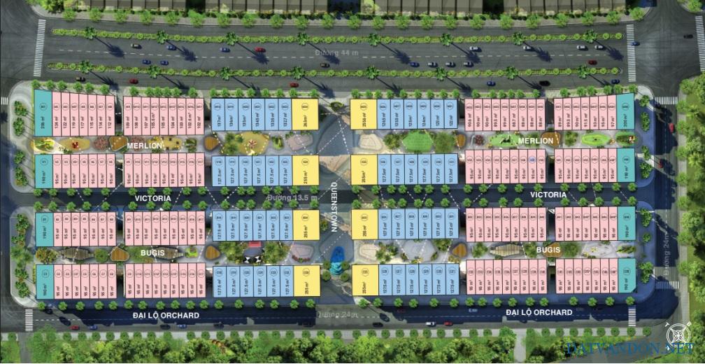 Mặt bằng tổng thể Singapore Shoptel Sonasea Vân Đồn